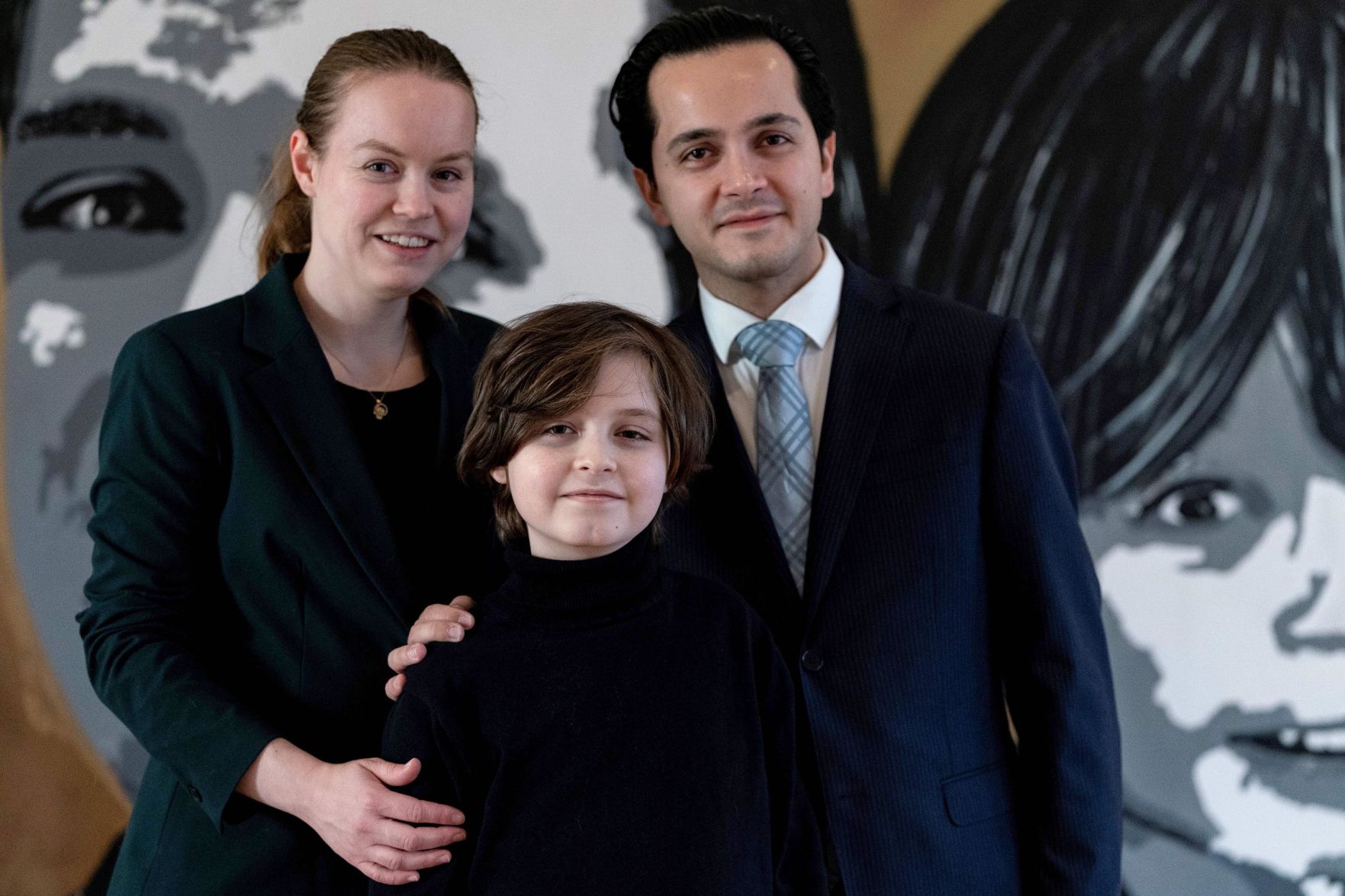 Laurent and parents